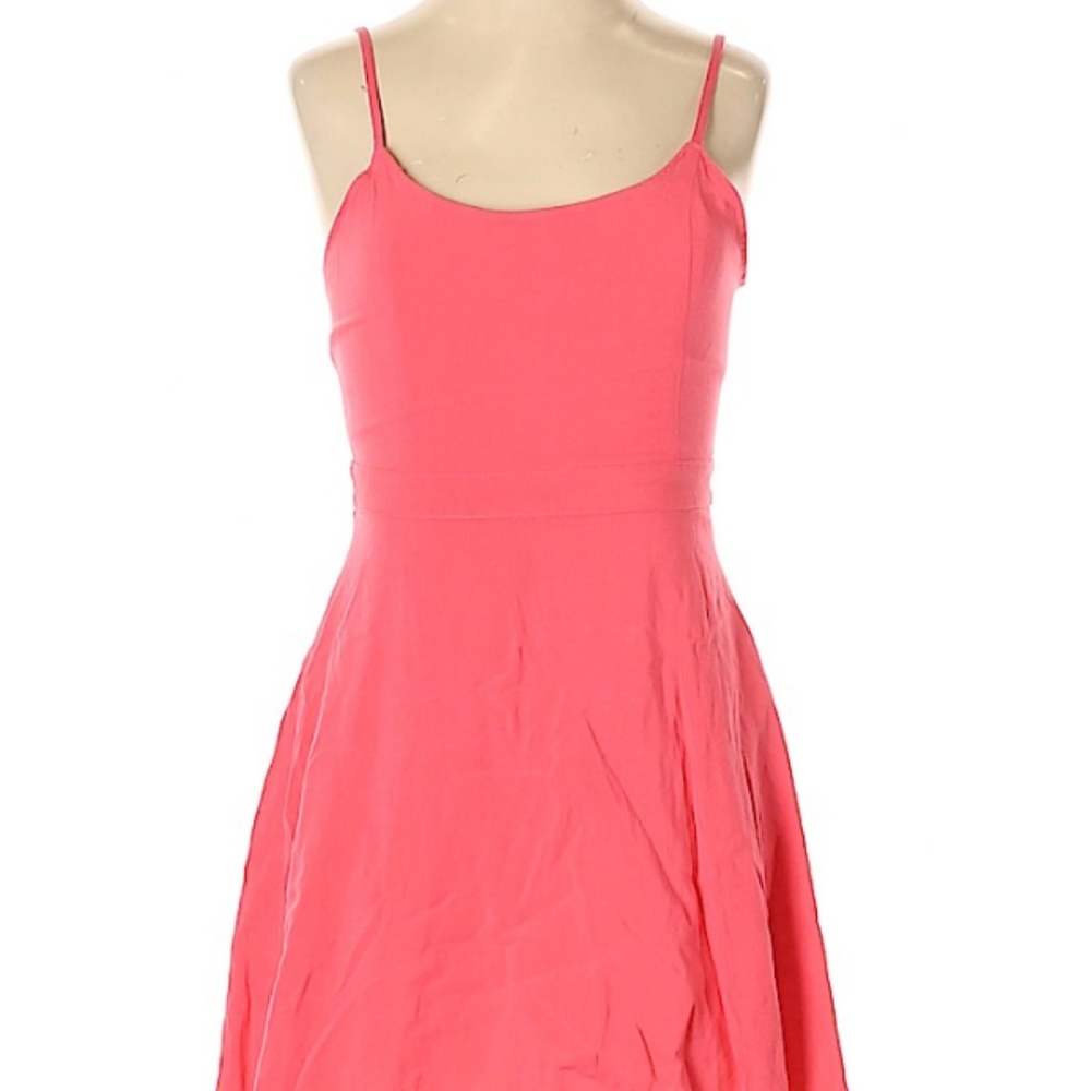 American Eagle Backless Hot Date Casual Pink Dress